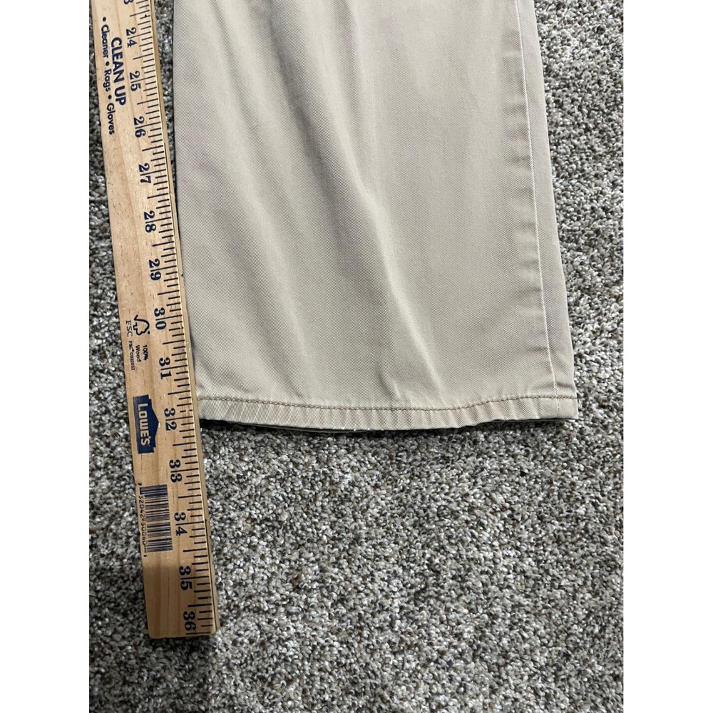 Polo Ralph Lauren Mens Tan Khaki Cotton Twill Straight Leg Chino Pants 38x32 - Picture 10 of 12